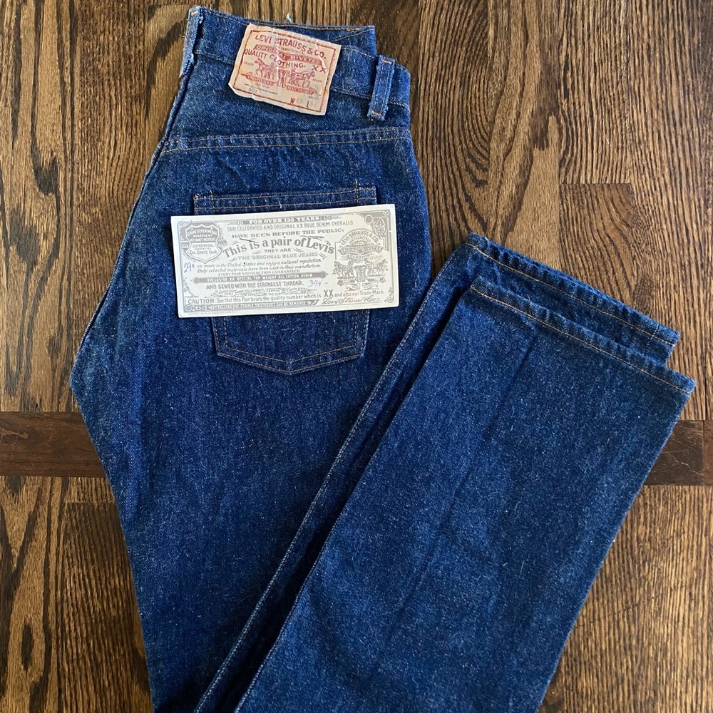 Vintage 501 Levi’s with authentication certificate